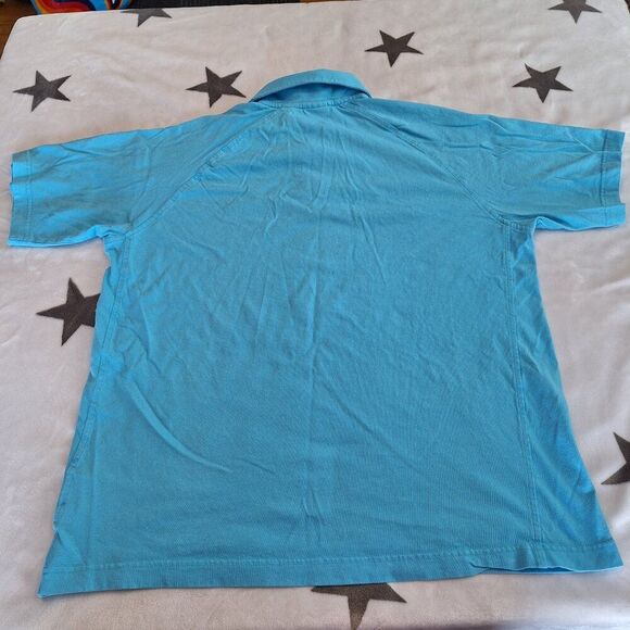 Brooks Brothers 346 Men's Size Large Short Sleeve Turquoise‎ Polo Golf Preppy - Picture 8 of 9